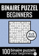 Puzzle binaire Brandless sans marque facile pour les débutants - livre de puzzles avec 100 binairos - no.4