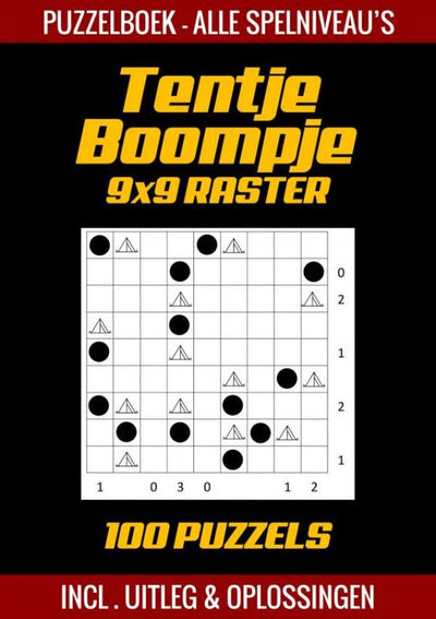 Tentje boompje - livre de puzzles pour étudiants avancés - 100 puzzles - incl. explication et solutions - grille 9x9