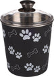 Flamingo kena avec couvercle - boîte à snack chiens - pot à snack avec couvercle kena noir 16cm 1900ml - 1pc - 129893 - 1pc