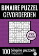 Support de puzzle binaire sans marque sans marque pour étudiants avancés - livre de puzzles avec 100 binairos - no.6