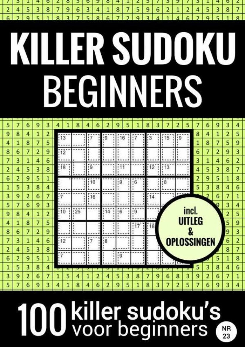 Tueur de sudoku sans marque sans marque - facile - non. 23 - livre de puzzles avec 100 puzzles faciles pour adultes et personnes âgées