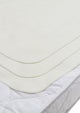Sous-couche en molleton pour bébé Meyco - paquet de 3 - blanc - 68x75cm