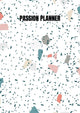 Agenda Passion - 12 mois - hebdomadaire - a5 - couverture souple - marbre bleu - tout confort