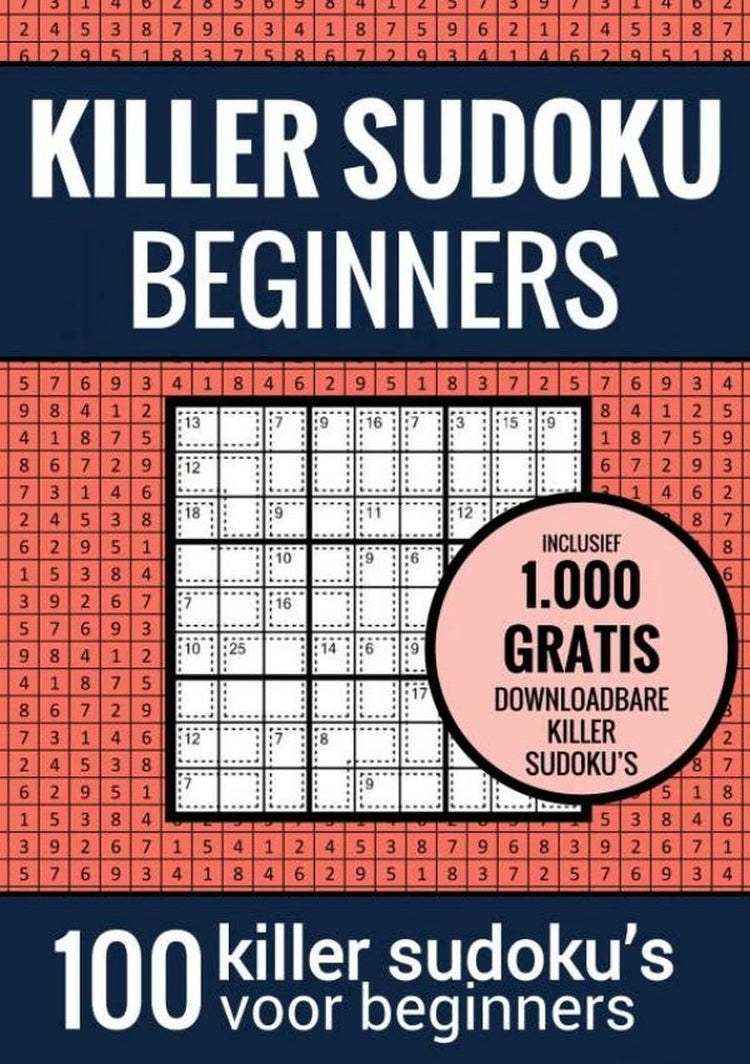 Unbranded sans marque sudoku easy : killer sudoku - livre de puzzles avec 100 puzzles faciles pour adultes et personnes âgées