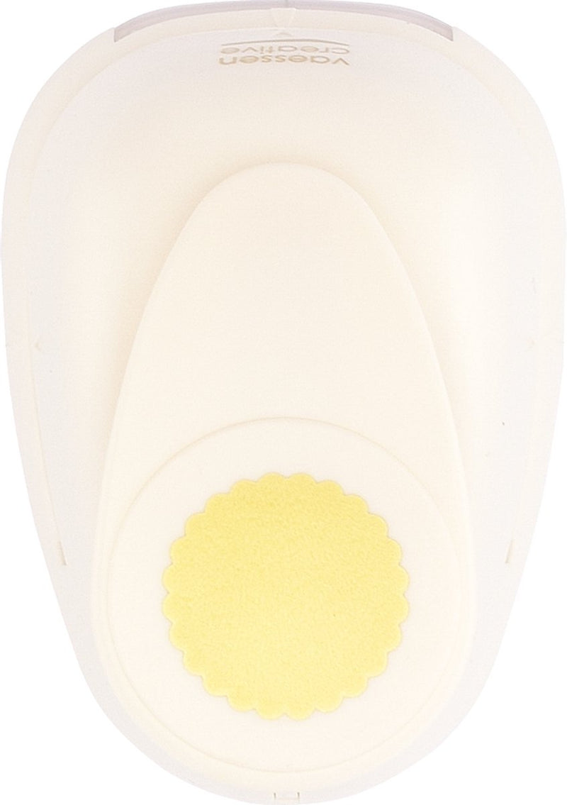 Vaessen creative punch - poinçon figure - cercle festonné - ø 3,8 cm