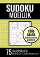 Unbranded sans marque sudoku difficile sudoku très difficile - livre de puzzles : 75 grilles de sudoku difficiles pour adultes et personnes âgées