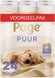 Papier toilette Page ® - papier toilette pur - 24 rouleaux - soin ultime pour la peau - pack économique