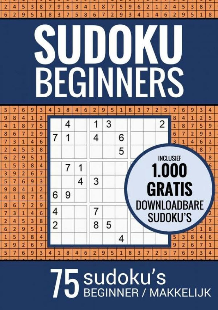 Brandless sans marque sudoku facile - livre de puzzles pour débutants : 75 grilles de sudoku faciles pour adultes et personnes âgées