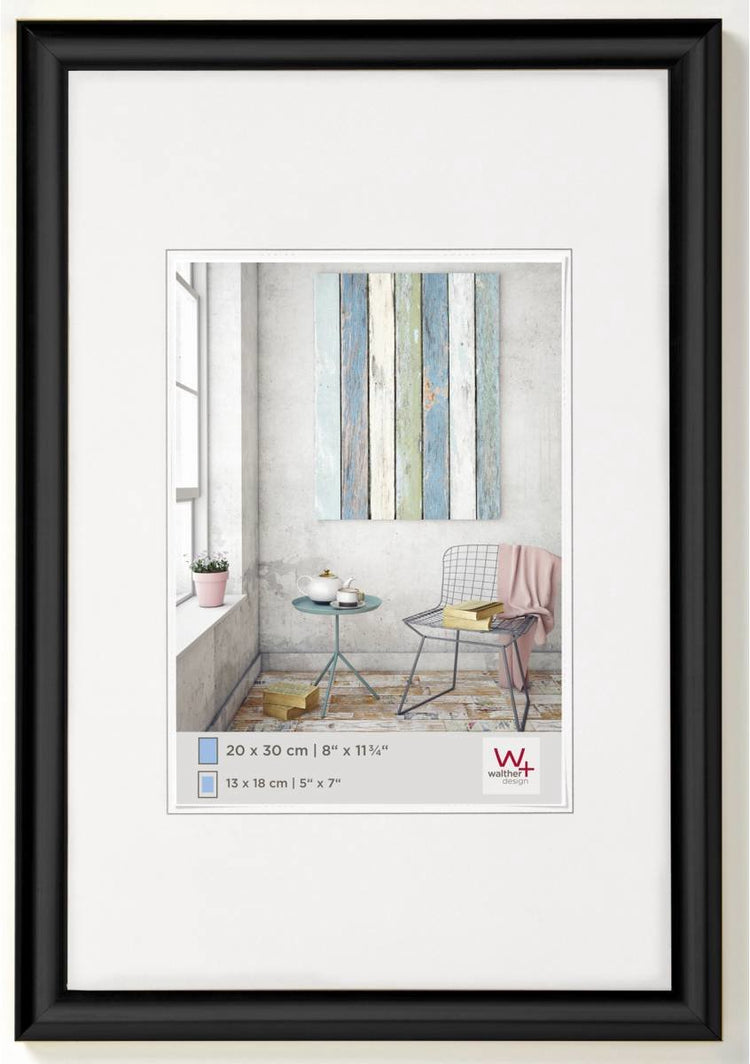 Walther Trendstyle - cadre en plastique - format photo 40x60 cm - noir