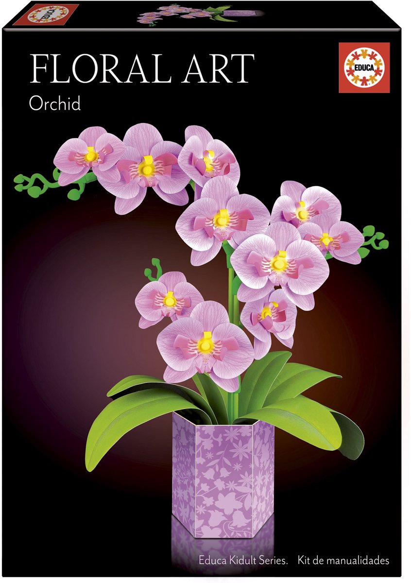 Educa bloemsierkunst orchidée