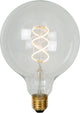 Lucide g125 - lampe à filament - ø 12,5 cm - LED dimmable - E27 - 1x4,9W 2700K - transparent