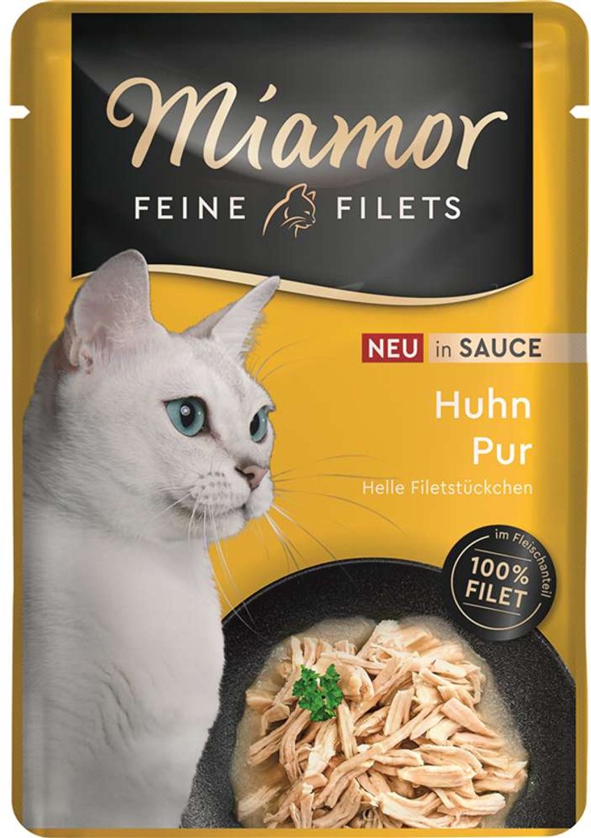 Miamor - filets fins 100g - poulet en sauce