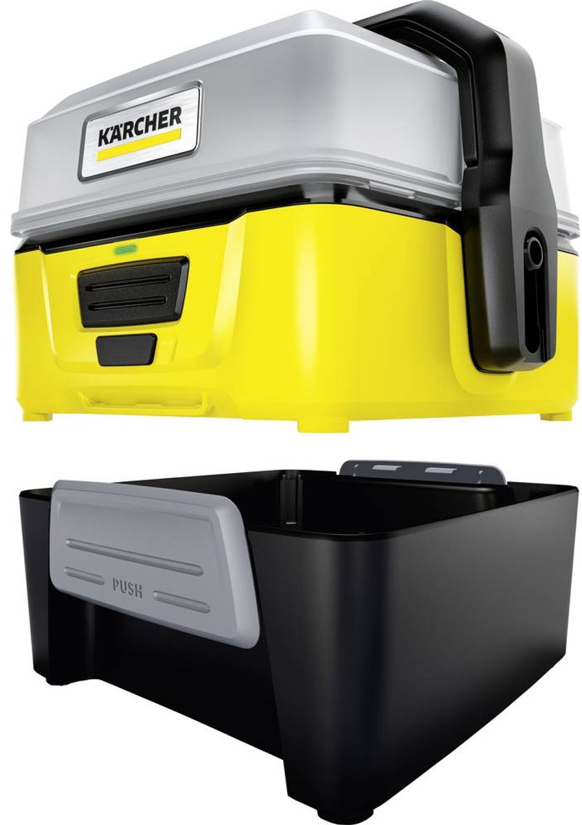 Nettoyeur mobile Kärcher oc 3 Adventure - sans fil - autonomie de la batterie 15 min - convient entre autres. animaux - vélos - VTT - tentes - matériel de camping - poussettes - meubles de jardin - jouets - bacs à fleurs et extérieur