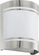 Applique d'extérieur Eglo cerno - e27 - 16,5 cm - acier inoxydable blanc