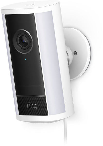 Ring outdoor camera pro (dernière génération) - plug-in - blanc - 4k