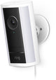 Ring outdoor camera pro (dernière génération) - plug-in - blanc - 4k