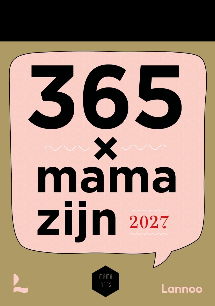 Calendrier détachable Lannoo 365 x être maman 2027