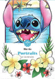 Hachette héros mini bloc portraits disney - livre de coloriage pour adultes - hachette