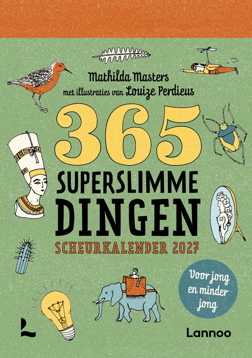 Calendrier détachable Lannoo 365 choses super intelligentes 2027