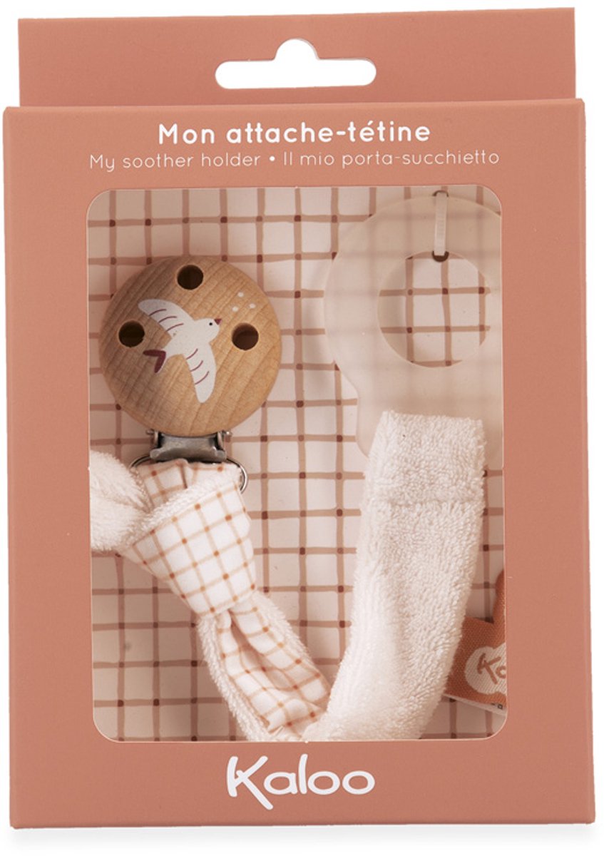 Kaloo home - attache-sucette crème