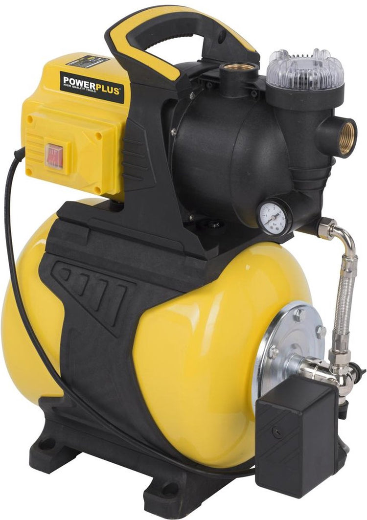 Pompe à eau électrique Powerplus powxg9571 - pompe de jardin de 600 w, température de 35°c et débit de 3000 l h, outils de jardin