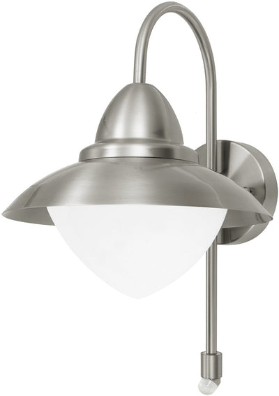 Applique d'extérieur Eglo Sidney - E27 - 37,5 cm - détecteur de mouvement - acier inoxydable