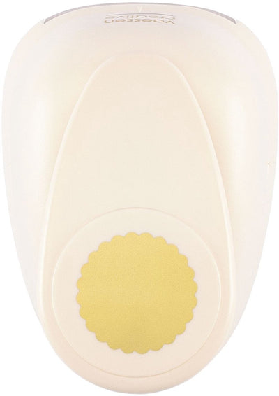 Vaessen creative punch - poinçon figure - cercle festonné - ø 6,3 cm