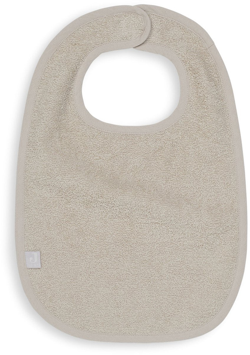 Jollein - bavoir éponge (nougat) - coton - bavoirs bébé - 37 cm