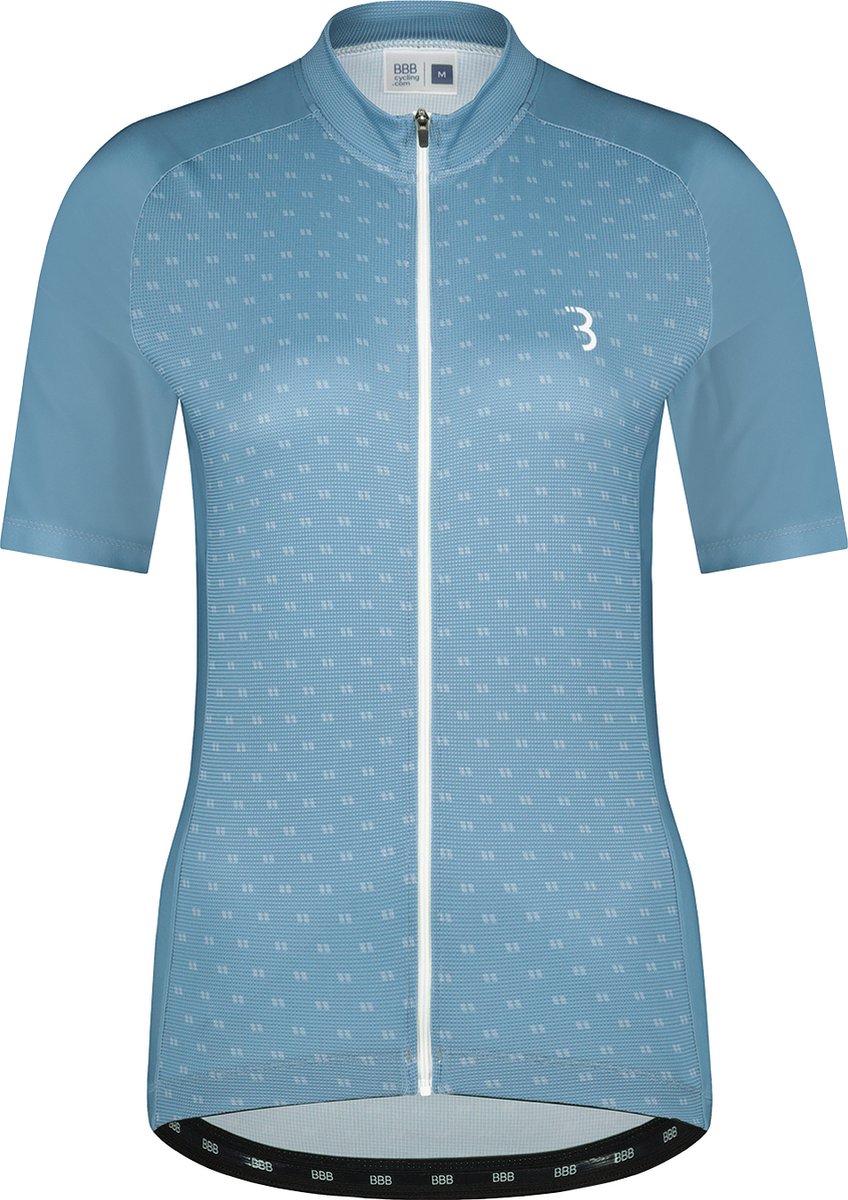 Bbb cycling maillot de cyclisme femme manches courtes donnafit - maillot de cyclisme femme manches courtes - maillot de cyclisme confortable et à séchage rapide femme - gris bleu - taille XL - bbw-412