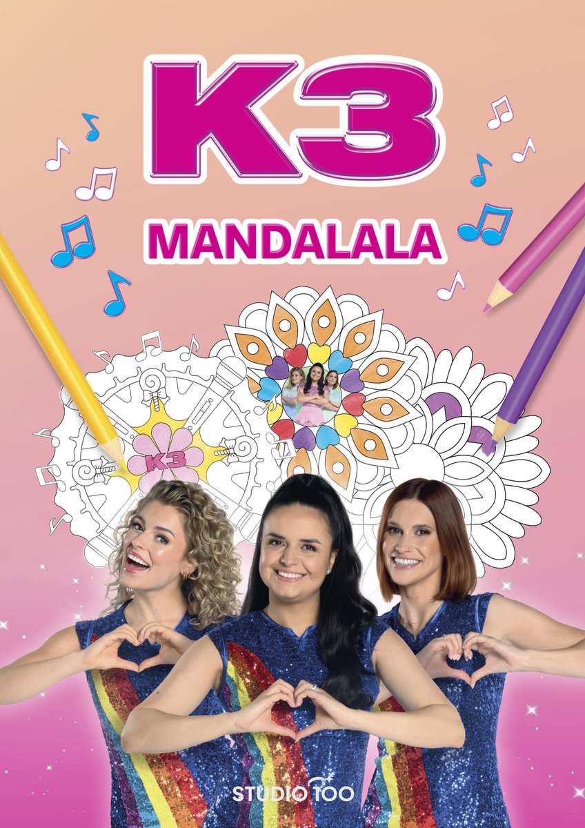 Livre de coloriage K3 - mandalalala