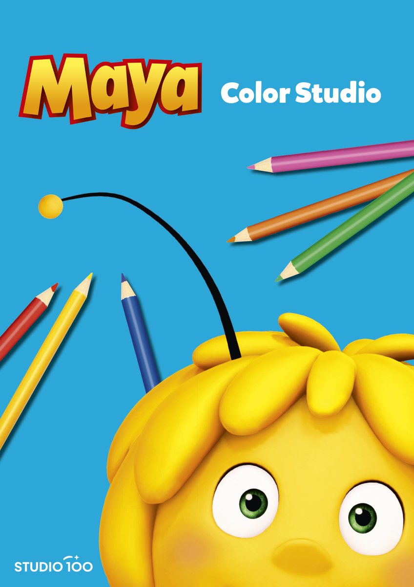 Maya l'abeille livre de coloriage Maya - fête !