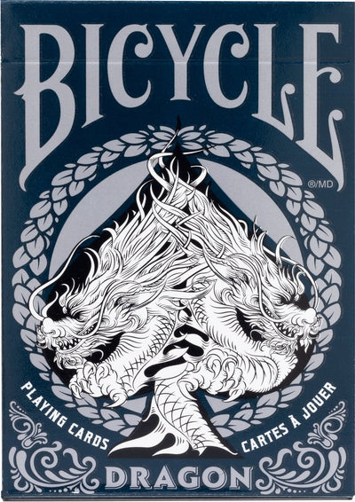 Cartes à jouer Cartamundi dragon vélo blanc - dragons mythiques