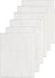 Lingettes hydrophiles Meyco baby uni - paquet de 6 - blanc - 70x70cm