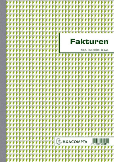 Exacompta - factures a4 - duplicata 50 feuilles