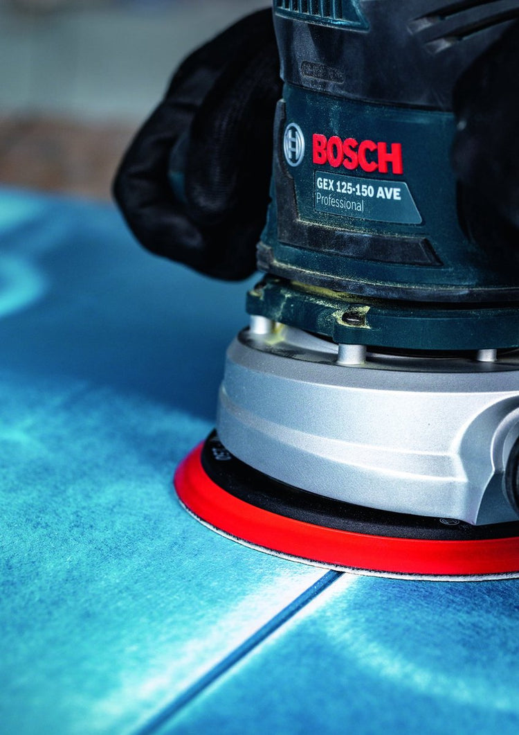 Bosch 5x papier abrasif expert c470 avec 8 trous pour ponceuse excentrique...
