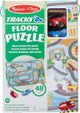 Melissa Doug – puzzle au sol – course autour du monde incl. 2 voitures à remonter