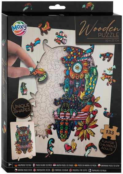 Autres marques Moxy Wooden Puzzle Owl 133 pièces