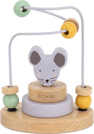 Paute à moteur en bois trixie Mme souris