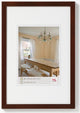 Poivrons Walther - cadre en bois - format photo 29,7x42 cm (a3) - noyer