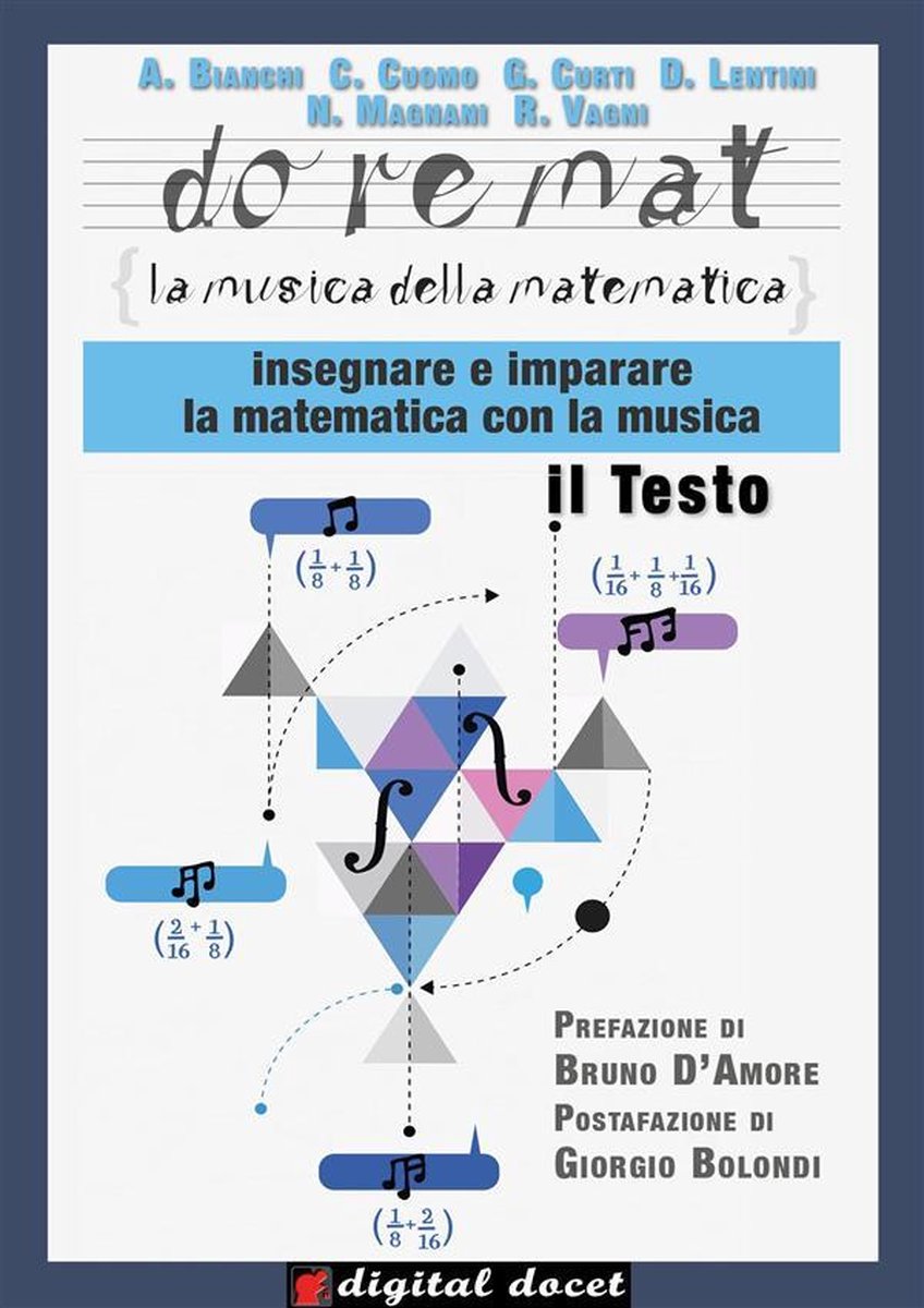Docet numérique - risorse didattiche digitali - doremat, la musica della matematica - il testo