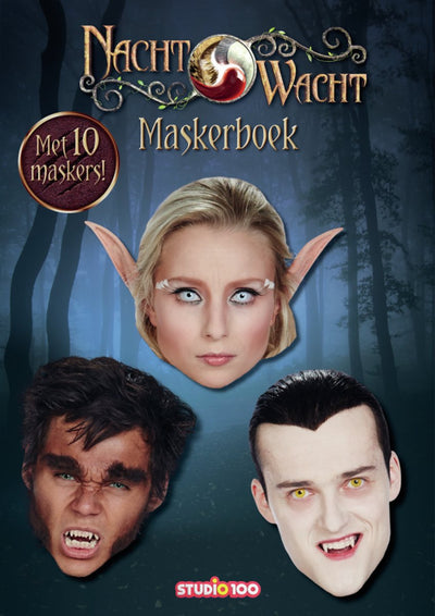 Livre de masques Night Watch - avec 10 masques