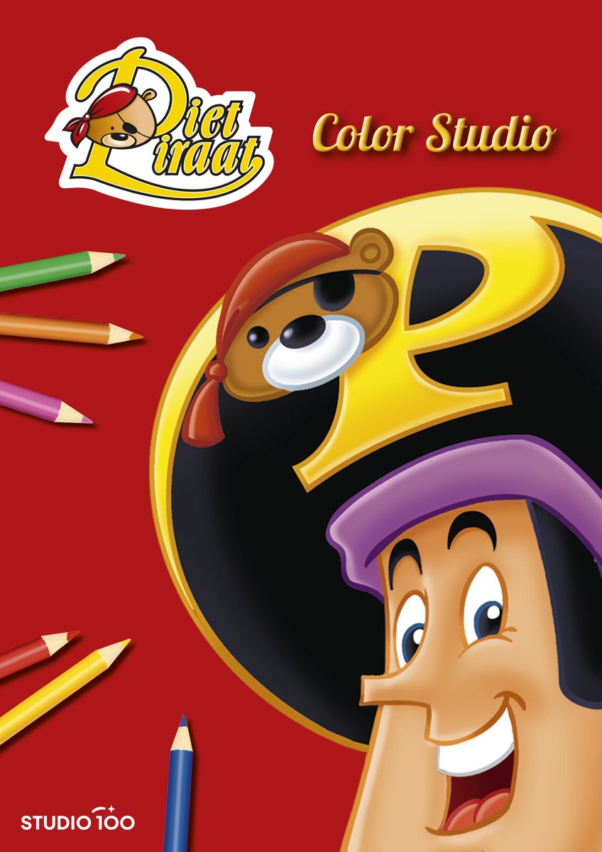 Livre de coloriage Studio 100 Piet Pirate