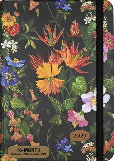Peter Pauper agenda compact paradis floral 16 mois 2027