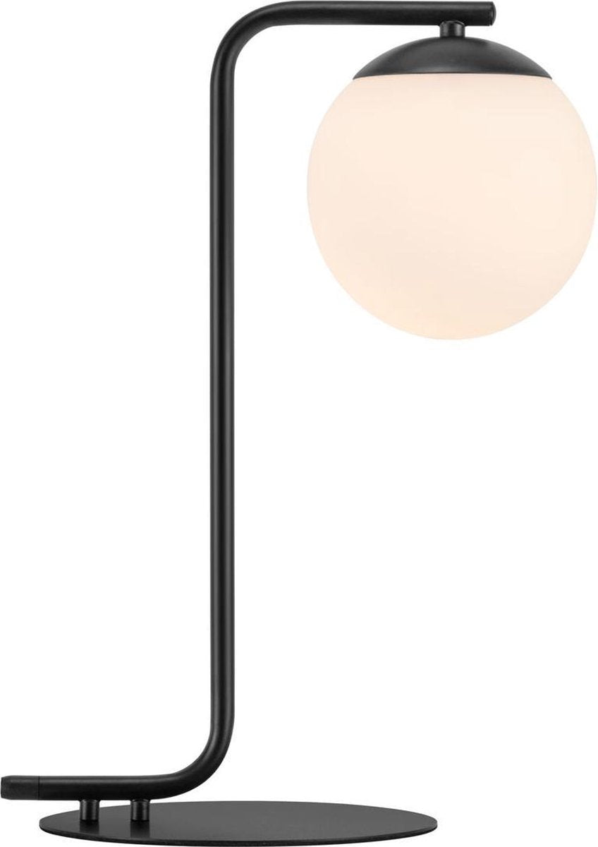Nordlux Grant-lampe de table-e14-verre opale noir