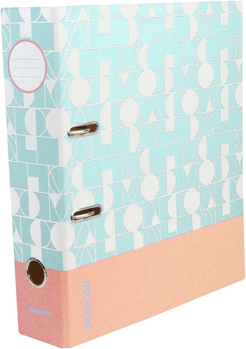 Ancor ordner lisse a4 2r 8cm bleu aqua - an-113174-e