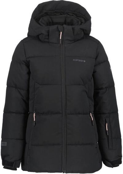 Veste d'hiver pour filles Icepeak loris jr - noir - 176