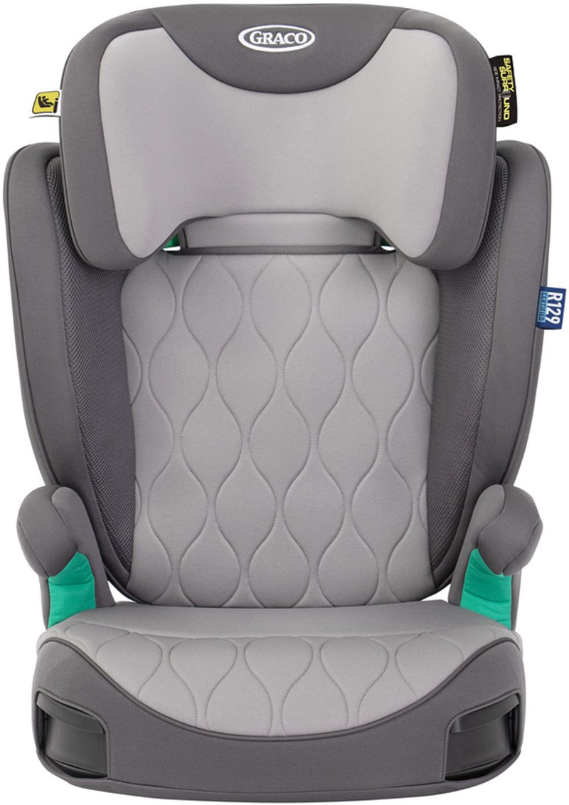 Siège auto Graco affix i-size r129 - fer - réhausseur isofix avec dossier - de 100 à 150 cm (env. 3,5 à 12 ans)