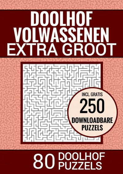 Livre cadeau sans marque sans marque - Livre de puzzles pour personnes âgées, malvoyants, seniors, grand-mère, grand-père - Labyrinthe pour adultes - extra large, type XL