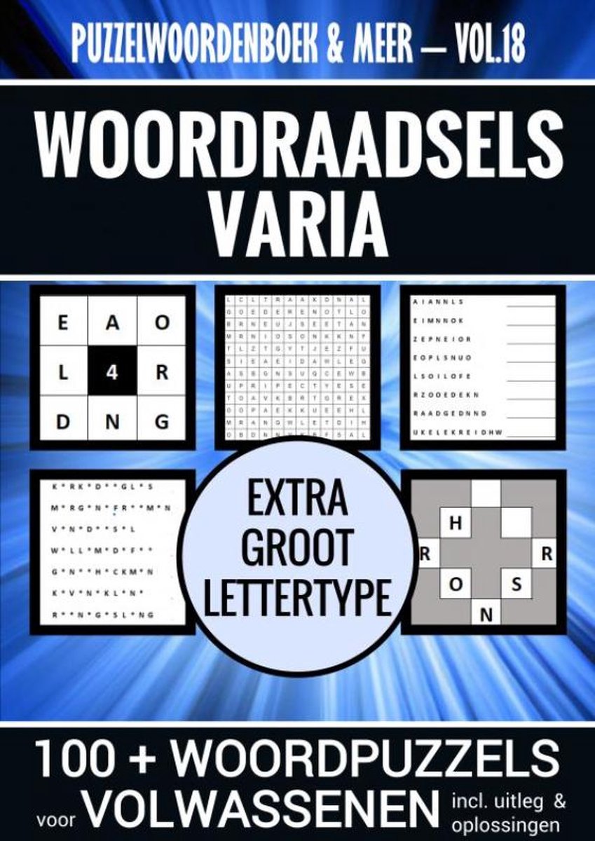 Dictionnaire de puzzles Brandless sans marque plus - vol. 18 - livre de puzzles varia pour adultes - police extra large