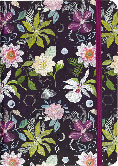 Carnet compact Peter Pauper - jardin céleste - avec fermeture élastique - 13x18 cm